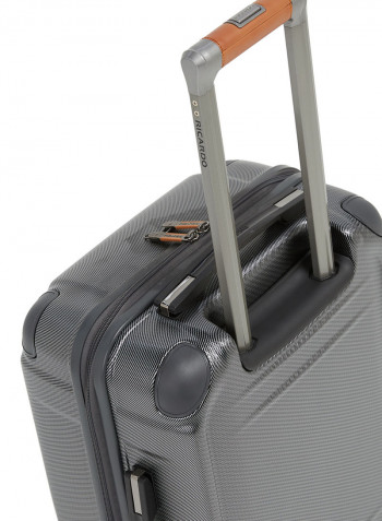 Ocean Drive Spinner Luggage Trolley 20-Inch Grey