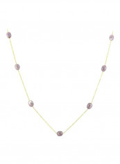 18 Karat Gold Pearls Opera Necklace