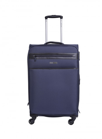 Diamond Softside 3 Piece Luggage Trolley Set Navy