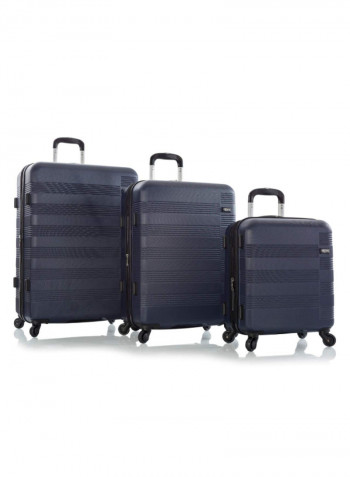 3-Piece Heys Runway Trolley Set Navy Blue