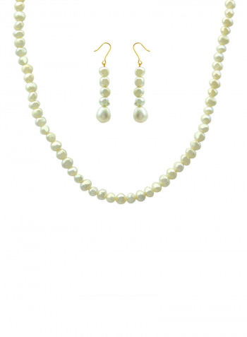 Pearls Strand Jewellery Set