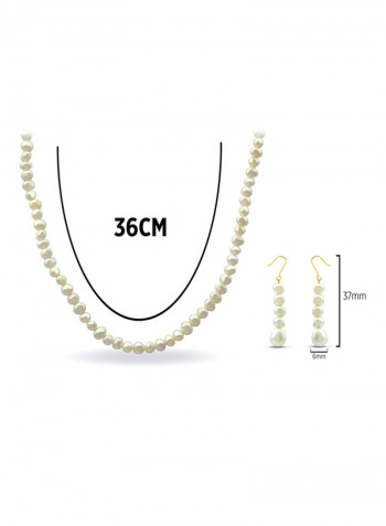 Pearls Strand Jewellery Set