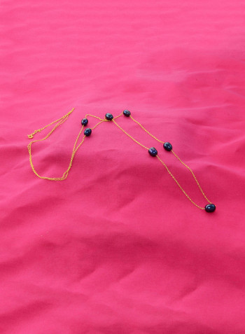 18 Karat Gold Pearls Opera Necklace