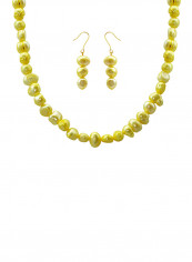 18 Karat Yellow Gold Pearls Strand Jewellery Set reviews 18 Karat Yellow Gold Pearls Strand Jewellery Set