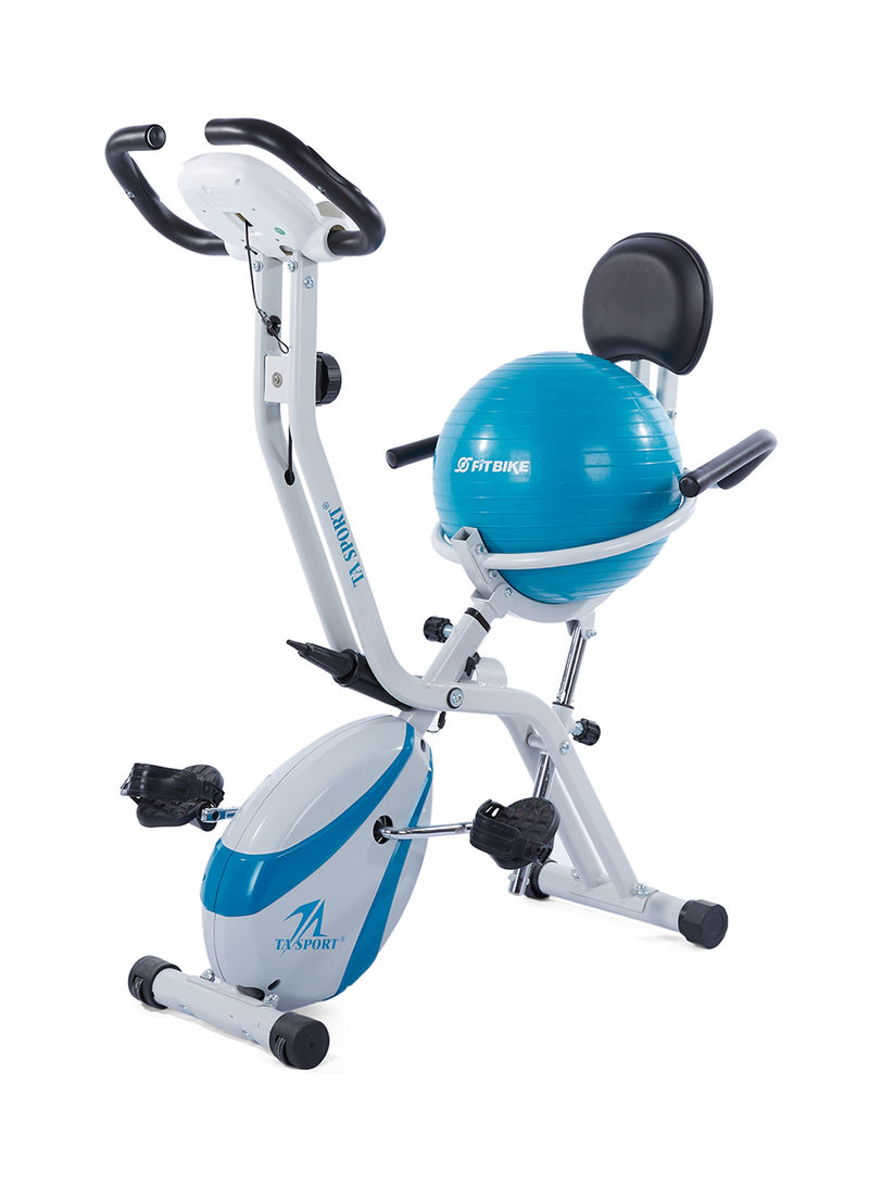 2-In-1 Fitness Bounce Bike With Swiss Ball Seat