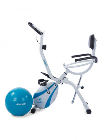 2-In-1 Fitness Bounce Bike With Swiss Ball Seat