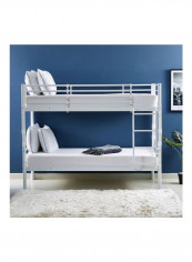 Cody Convertible Twin Bunk Bed White 160.5 x 97.7 x 208.7cm