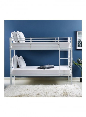 Cody Convertible Twin Bunk Bed White 160.5 x 97.7 x 208.7cm