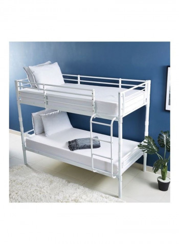 Cody Convertible Twin Bunk Bed White 160.5 x 97.7 x 208.7cm