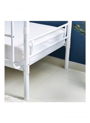 Cody Convertible Twin Bunk Bed White 160.5 x 97.7 x 208.7cm