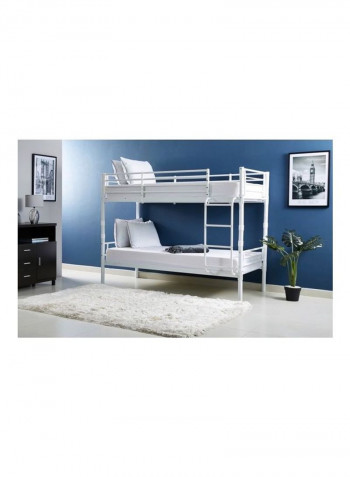 Cody Convertible Twin Bunk Bed White 160.5 x 97.7 x 208.7cm
