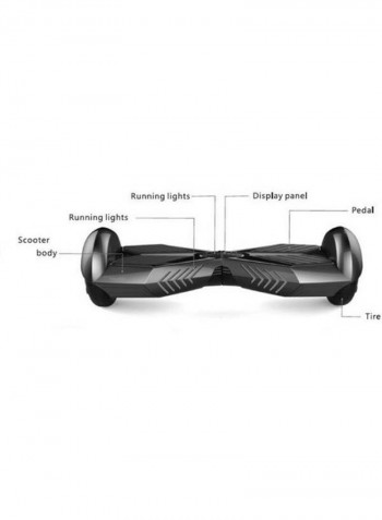 F-Speed D2 Smart Two Wheel Self Balancing Electric Scooter with Remote