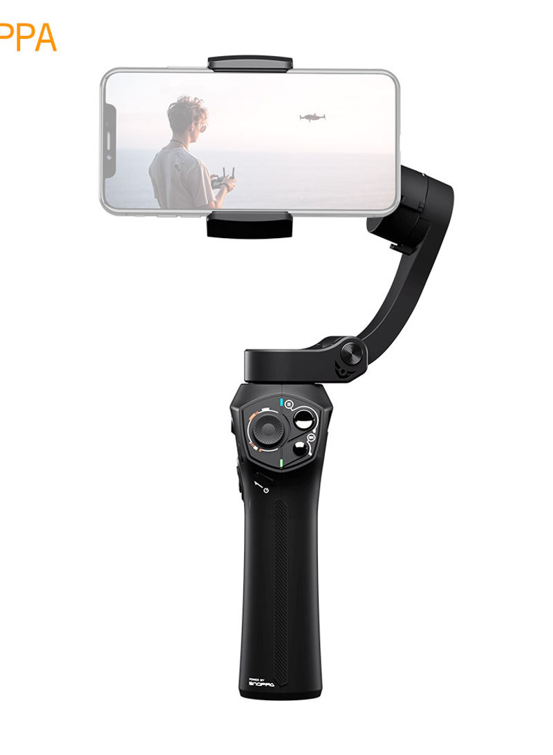 Handheld 3-Axis Smartphone Wireless Gimbal Stabilizer Support Black