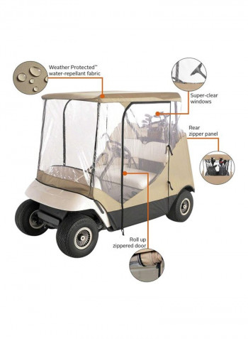 4-Sided Golf Cart Enclosure