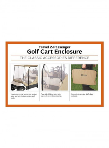 4-Sided Golf Cart Enclosure