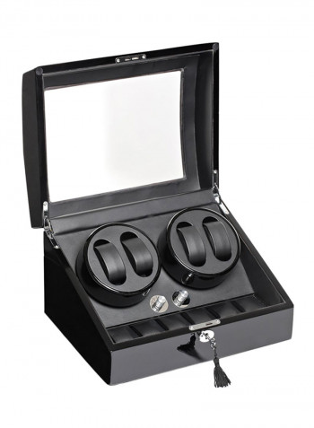 6-Piece Storage Wooden Automatic Watch Winder