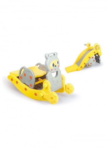5 in 1 Raccoon Slide & Rocker 105x65x60cm