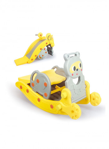 5 in 1 Raccoon Slide & Rocker 105x65x60cm