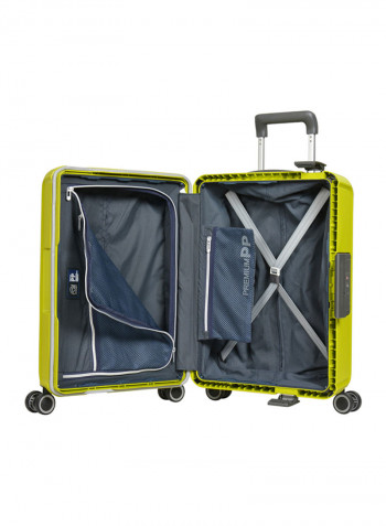 Hardside Medium Check in Luggage Trolley Chartreuse