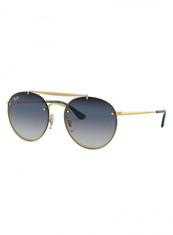 Blaze Double Bridge Round Sunglasses - Lens Size: 54 mm