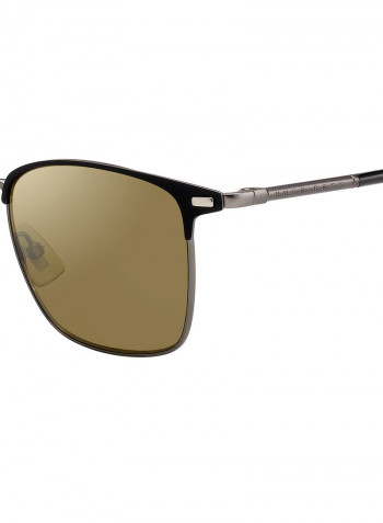 Men's Brow Line Frame Sunglasses - Lens Size: 53 mm