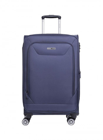 Softside 3 Piece Luggage Trolley Set Navy