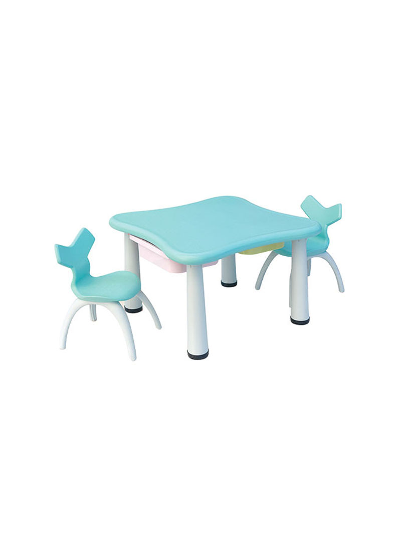Children's Table With 2 Drawers