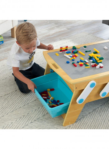 Play N Store Building Bricks Table Set