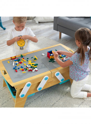 Play N Store Building Bricks Table Set