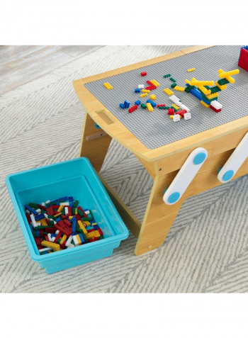 Play N Store Building Bricks Table Set