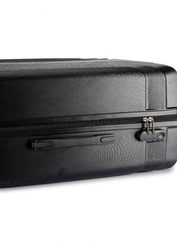 3-Piece Spinner Wheel Luggage Set Black