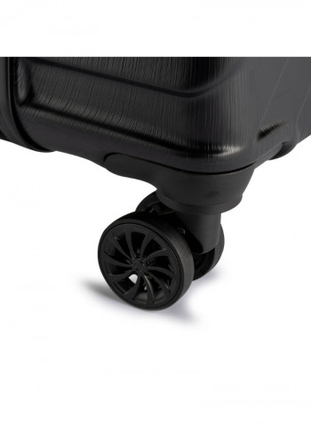 3-Piece Spinner Wheel Luggage Set Black