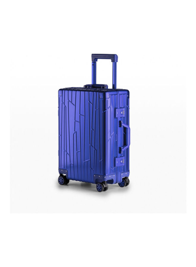 Ultra-Light Expandable Spinner Wheels Hardside Luggage Trolley Blue