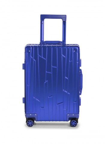 Ultra-Light Expandable Spinner Wheels Hardside Luggage Trolley Blue