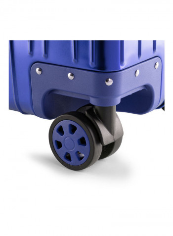 Ultra-Light Expandable Spinner Wheels Hardside Luggage Trolley Blue