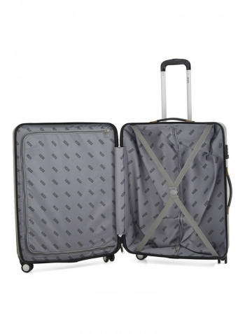 2-Piece Trolley Luggage Set Brown