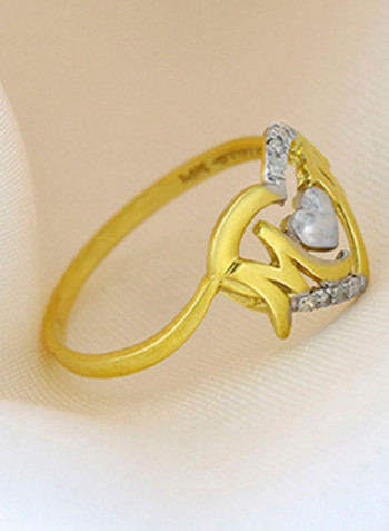10 Karat Gold Diamonds Mom Ring