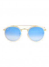 Double Bridge Round Sunglasses - Lens Size: 51 mm
