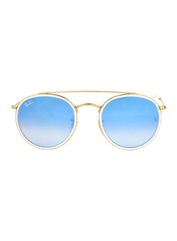 Double Bridge Round Sunglasses - Lens Size: 51 mm