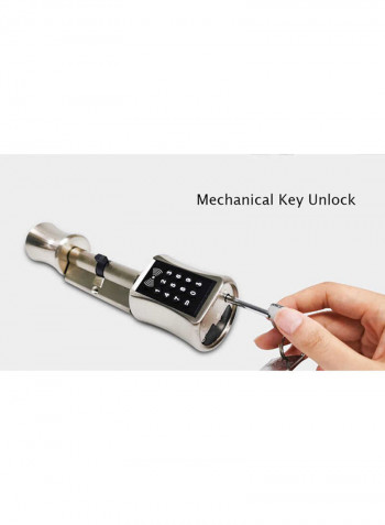 RFID Keypad Cylinder Silver/Black/Beige 12centimeter