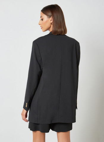 Longline Blazer Black