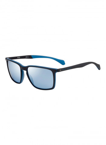 Men's Square Frame Sunglasses - Lens Size: 57 mm