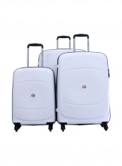 Hardside 3 Piece Luggage Trolley Set