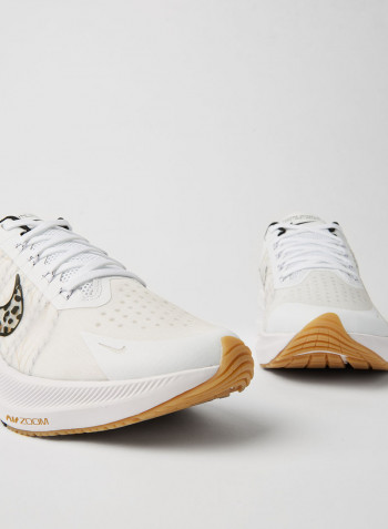 Winflo 8 Premium Running Shoes White/Black/Wheat/Lt Brown