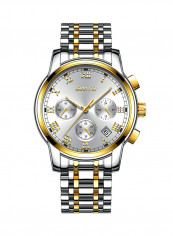 Men's Water Resistant Alloy Chronograph Watch GM243