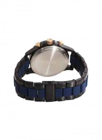 Men's Stainless Steel/Silicone Analog Watch JR1494