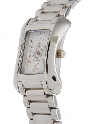 Women's Stainless Steel Diamond Analog Wrist Watch