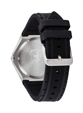 Men's Rubber Analog Wrist Watch 830529
