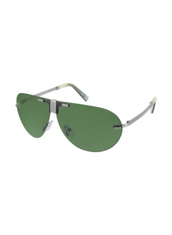 Men's UV-Protection Shield Sunglasses - Lens Size: 65 mm