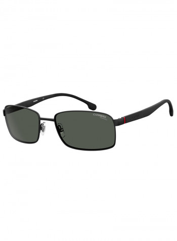 Men's Rectangular Frame Sunglasses - Lens Size: 58 mm